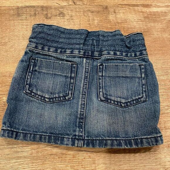 Old Navy Denim Jean Skirt Adjustable Waist Toddler Size 2T - Picture 6 of 8